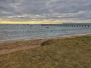 pier on the beach