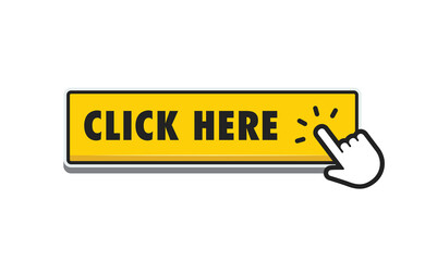 Click here yellow button with hand clicking icon.