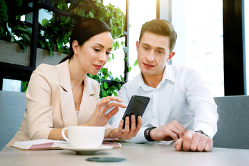 Business people meeting, working on project