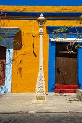 Oaxaca-México calle del centro historico y aquitectura colonial