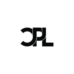 cpl letter original monogram logo design