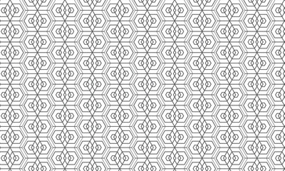 black white geometric pattern texture for background or fabric print decoration.