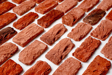 Old orange bricks. High quality photo