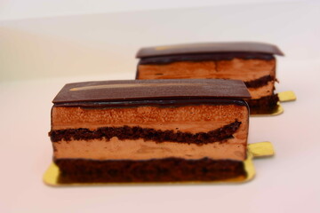chocolate cake on plate