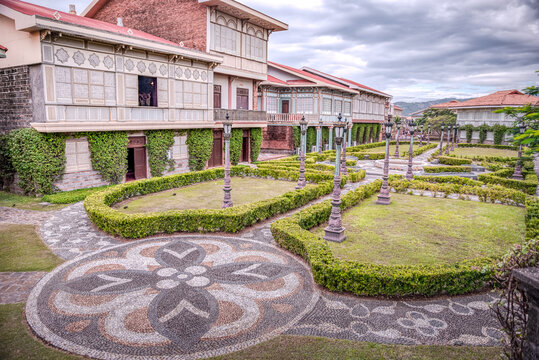 Beautifully reconstructed Filipino heritage and cultural houses that form part of Las Casas FIlipinas de Acuzar resort at Bagac, Bataan, Philippines.