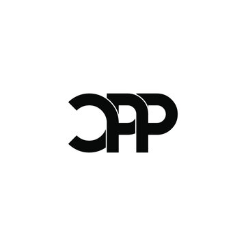 cpp letter original monogram logo design