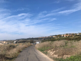 De camino a una de las playas de Newport