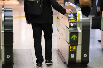 上野駅の改札機