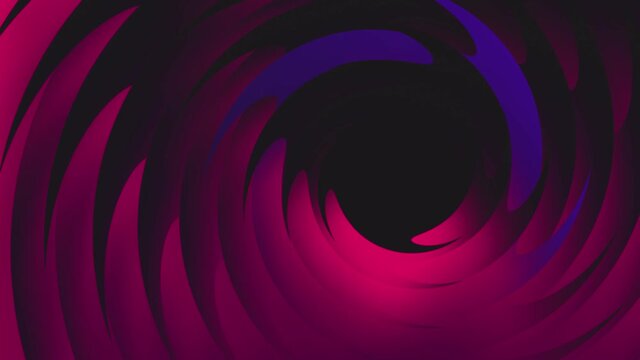 4K Seamless loop Bright modern abstract retro background with multicolored simple moving geometric shapes on the neon background. Seamless loop