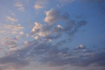 sky and clouds for usage background on photos	