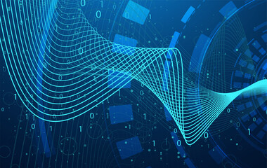 Abstract infographics visualization