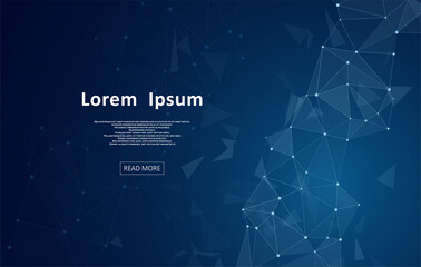 Abstract polygonal space