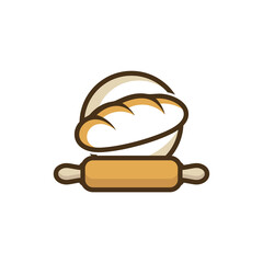 Bakery logo design vector illustration, Creative Bakery logo design concept template, symbols icons