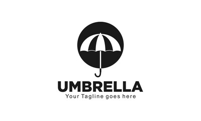 Umbrella modern vector logo