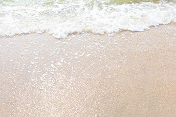 sand on the beach with sea nature background
