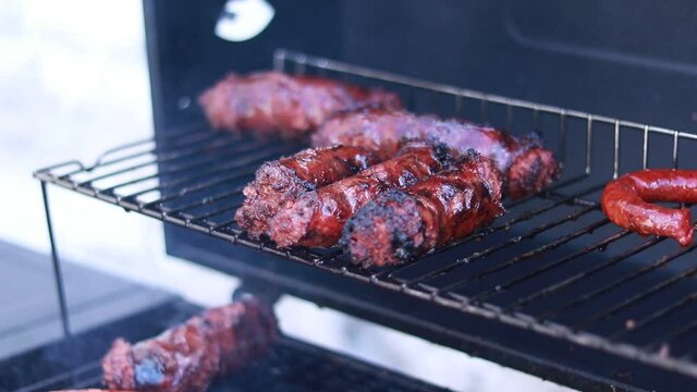 Longaniza asada a la parrilla 