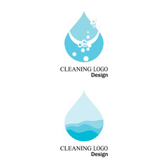 cleaning clean service logo icon vector template