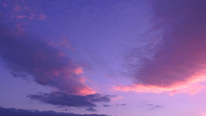 Fototapeta na wymiar Evening sky