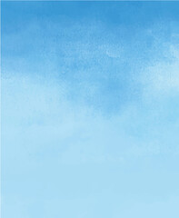 青空　雲　夏　イラスト　手描き
