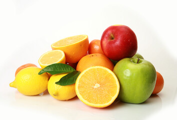 Obraz na płótnie Canvas ripe fruits for proper nutrition