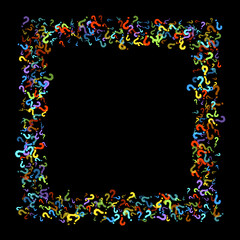 Question marks Quiz, doubt poll query public poll.