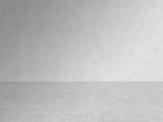 empty gray interior with concrete wall