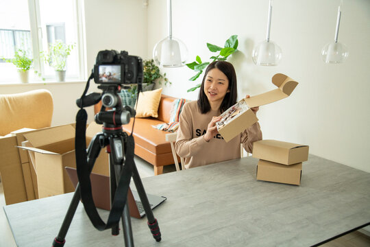 Posting on Social Media in Home Office