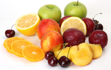 Naklejka na ściany i meble ripe fruits for a healthy diet