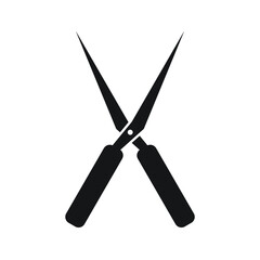 Garden shears icon design. vector illustration