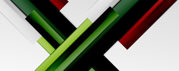 Multicolored lines background. Design template for business or technology presentations, internet posters or web brochure covers