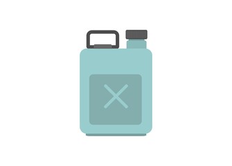 Fuel can. Simple flat illustration
