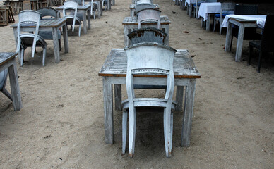 deserted beach, tourists don't come, empty beach,