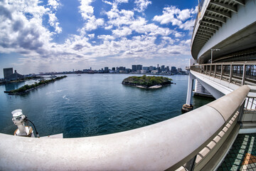 Fototapeta na wymiar 東京湾岸の風景