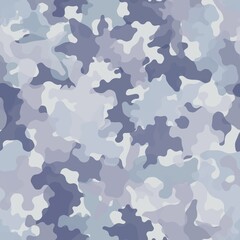 Camouflage seamless pattern background. Classic clothing masking camo print
