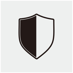 Security vector icon, shield, lock vector icon illustration