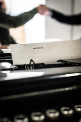 Discussion with mediator, counselor, psychologist.