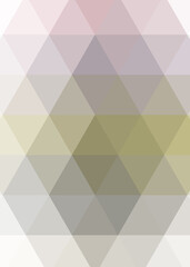 Abstract color Low-Polygones Generative Art background illustration