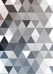 Obraz premium Abstract color Low-Polygones Generative Art background illustration