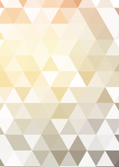 Abstract color Low-Polygones Generative Art background illustration