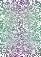 Abstract color Low-Polygones Generative Art background illustration