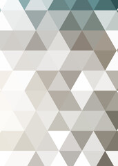 Abstract color Low-Polygones Generative Art background illustration