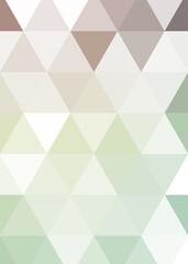 Abstract color Low-Polygones Generative Art background illustration