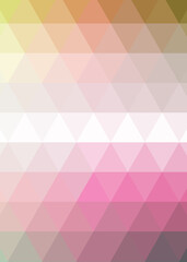 Abstract color Low-Polygones Generative Art background illustration