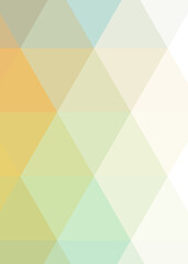 Fototapeta premium Abstract color Low-Polygones Generative Art background illustration