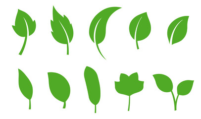 葉のアイコンセット