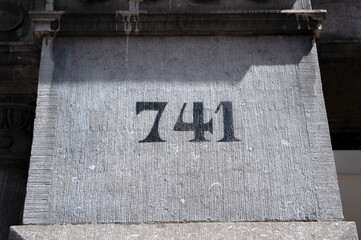 House Number 741 At Amsterdam The Netherlands 2-7-2020
