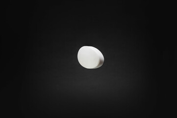Bath soap on a black background
