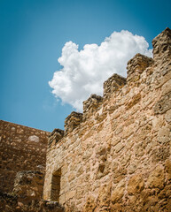 Walls of a medieval castle