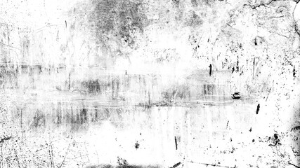 Black and white texture of scratches, chips, scuffs, dirt on old aged surface . Old film effect overlays for space or text.