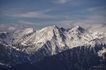 Fototapeta premium snow covered mountains
